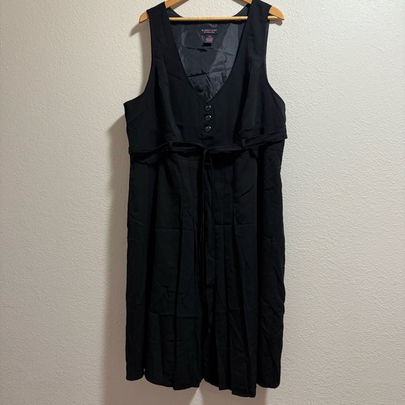 Robbie Bee Dresses & Skirts - Robbie Bee Elegant Black Sleeveless Midi Dress - Size 20W